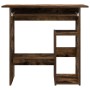 Escritorio de madera contrachapada roble ahumado 80x45x74 cm