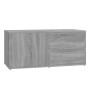 Mueble de TV madera contrachapada gris Sonoma 80x34x36 cm en Muebles TV | Comprar online en Foro24