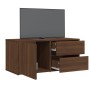 Mueble de TV madera contrachapada roble marrón 80x34x36 cm en Muebles TV | Comprar online en Foro24