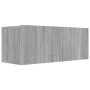 Mueble para TV madera de ingeniería gris Sonoma 80x30x30 cm