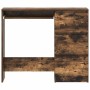 Escritorio de madera contrachapada roble ahumado 90x45x76 cm