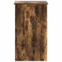 Escritorio de madera contrachapada roble ahumado 90x45x76 cm