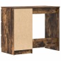 Escritorio de madera contrachapada roble ahumado 90x45x76 cm