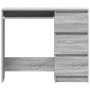 Escritorio de madera contrachapada gris Sonoma 90x45x76 cm en Escritorios | Comprar online en Foro24