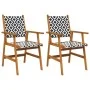 Garden chairs 2 units solid acacia wood by vidaXL, Garden chairs - Ref: Foro24-316249, Price: 93,63 €, Discount: %