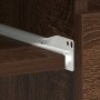 Escritorio de madera contrachapada roble marrón 90x45x76 cm