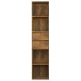 Estantería madera contrachapada color roble ahumado 36x30x171cm
