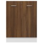 Armario bajo "Lyon" roble marrón 60x46x81,5 cm madera de