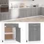 Mueble bajo con cajón "Lyon" gris Sonoma, 50x46x81,5 cm, madera