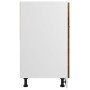 Cajón bajo "Lyon" roble ahumado 60x46x81,5 cm Madera de