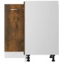 Armario de cocina "Lyon" de roble ahumado, 75,5 x 75,5 x 81,5