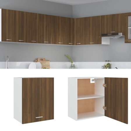 Armario colgante "Lyon" roble marrón 50x31x60 cm madera de