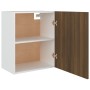 Armario colgante "Lyon" roble marrón 50x31x60 cm madera de