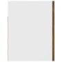 Armario colgante "Lyon" de, roble ahumado, 60x31x40 cm, madera