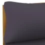 2-piece garden sofa set with dark gray acacia wood cushions by vidaXL, Modular outdoor sofas - Ref: Foro24-316284, Price: 167...