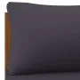 Sectional corner sofa with dark gray cushions solid acacia wood by vidaXL, Modular outdoor sofas - Ref: Foro24-316286, Price:...
