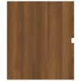 Mueble de lavabo madera ingeniería roble marrón 100x38,5x45 cm