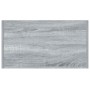 Armario de baño madera contrachapada gris Sonoma 60x33x80 cm