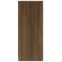 Armario baño madera contrachapada roble marrón 60x33x80 cm