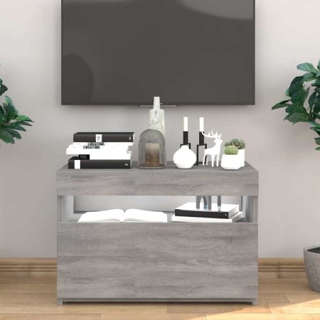 Mueble de TV con luces LED gris Sonoma 60x35x40 cm en Muebles TV | Comprar online en Foro24