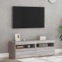 Muebles de TV 2 uds con luces LED gris Sonoma 60x35x40 cm en Muebles TV | Comprar online en Foro24