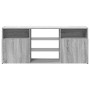 Mueble de TV con luces LED gris Sonoma 120x30x50 cm