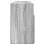 Mueble de TV con luces LED gris Sonoma 120x30x50 cm