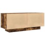 Mueble para TV madera contrachapada roble ahumado 100x35x40 cm
