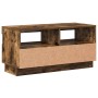 Mueble de TV con luces LED color roble ahumado 80x35x40 cm en Muebles TV | Comprar online en Foro24