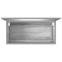 Set de muebles de baño 2 pzas madera contrachapada gris sonoma