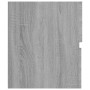 Set de muebles de baño 2 pzas madera contrachapada gris sonoma
