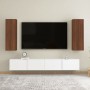Muebles TV 2 uds madera de ingeniería marrón roble 30,5x30x90cm en Muebles TV | Comprar online en Foro24