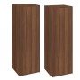 Muebles TV 2 uds madera de ingeniería marrón roble 30,5x30x90cm en Muebles TV | Comprar online en Foro24