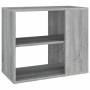 Armario auxiliar madera contrachapada gris Sonoma 60x30x50 cm