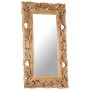 Brown hand carved mirror 80x50 cm solid mango wood by vidaXL, Mirrors - Ref: Foro24-321639, Price: 106,95 €, Discount: %
