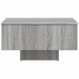 Mesa de centro madera de ingeniería gris Sonoma 60x60x31,5 cm