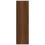 Estantería de pared madera ingeniería roble marrón 75x16x55 cm