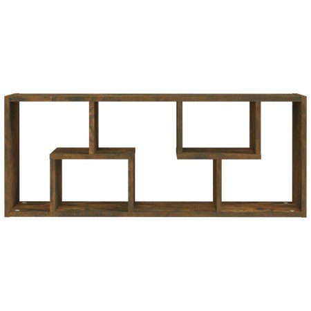 Estantería de pared madera ingeniería roble ahumado 36x16x90 cm en Estantes y estanterías | Comprar online en Foro24