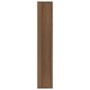 Estantería de pared madera ingeniería marrón roble 36x16x90 cm