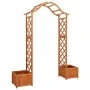 Garden pergola with solid fir wood planter by vidaXL, Pergolas, arches and garden trellises - Ref: Foro24-316388, Price: 159,...
