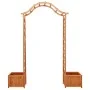 Garden pergola with solid fir wood planter by vidaXL, Pergolas, arches and garden trellises - Ref: Foro24-316388, Price: 159,...