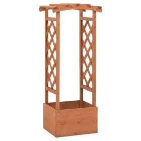 Trellis planter with fir wood arch 49x39x117 cm by vidaXL, Pots and planters - Ref: Foro24-316391, Price: 57,18 €, Discount: %
