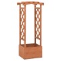 Trellis planter with fir wood arch 49x39x117 cm by vidaXL, Pots and planters - Ref: Foro24-316391, Price: 58,00 €, Discount: %