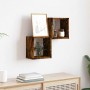 Estanterías de pared 2 pcs Marrón 26 x 15 x 26 cm