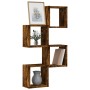 Estanterías de pared 4 pcs Marrón 26 x 15 x 26 cm