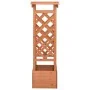 Trellis planter with fir wood arch 49x39x117 cm by vidaXL, Pots and planters - Ref: Foro24-316391, Price: 57,11 €, Discount: %