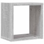 Estanterías de pared 2 pcs Gris 26 x 15 x 26 cm