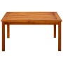 Solid acacia wood garden coffee table 85x85x45 cm by vidaXL, Garden tables - Ref: Foro24-316396, Price: 113,21 €, Discount: %