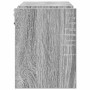 Estantes de pared 2 uds madera gris Sonoma 100x15x20 cm