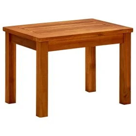 Mesa de centro de jardín madera maciza de acacia 50x35x36 cm de vidaXL, Mesas de jardín - Ref: Foro24-316398, Precio: 58,60 €...